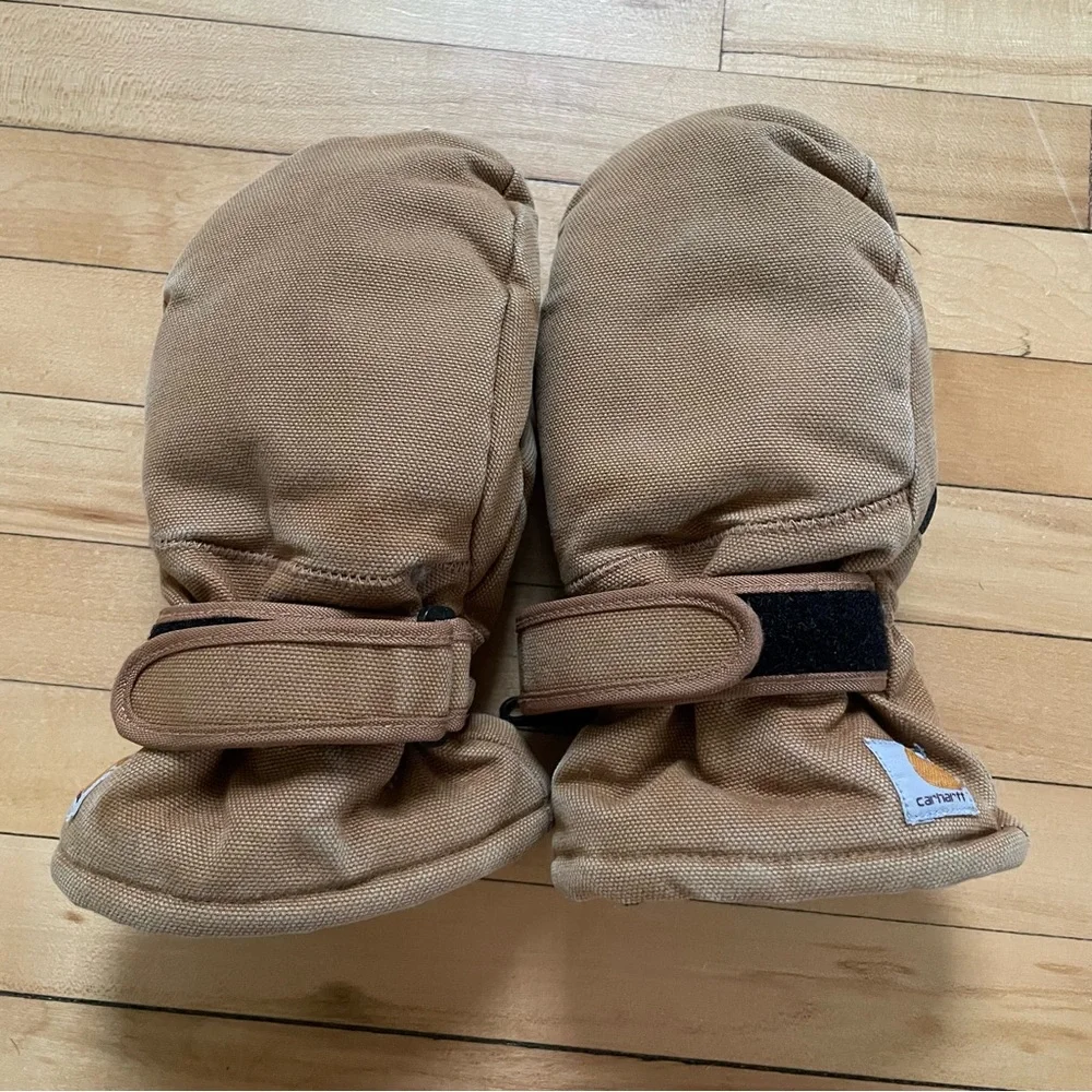Carhartt Brown Work Mittens